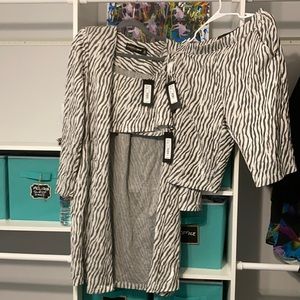 Zebra 3 pc short set!!